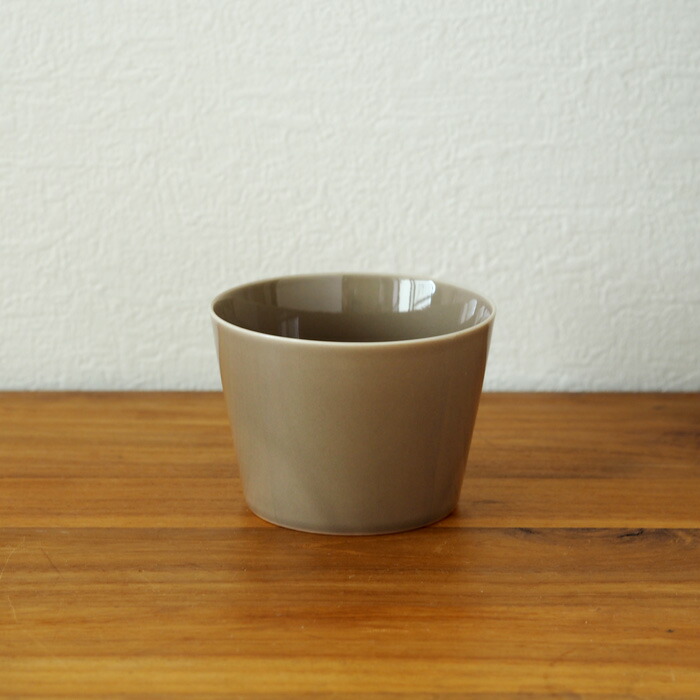 yumiko　iihoshi　porcelain　×　木村硝子店　dishes　cup　M　fawn brown　/　ディシィーズ　ファーンブラウン