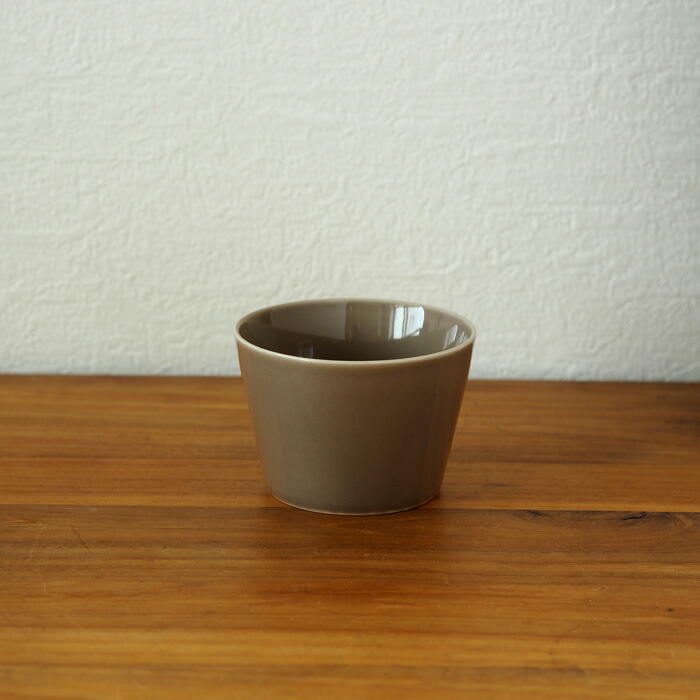 yumiko　iihoshi　porcelain　×　木村硝子店　dishes　cup　S　fawn brown　/　ディシィーズ　ファーンブラウン