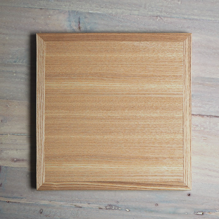 【23Wセール】松屋漆器店　白木　6寸重箱用蓋　内白木