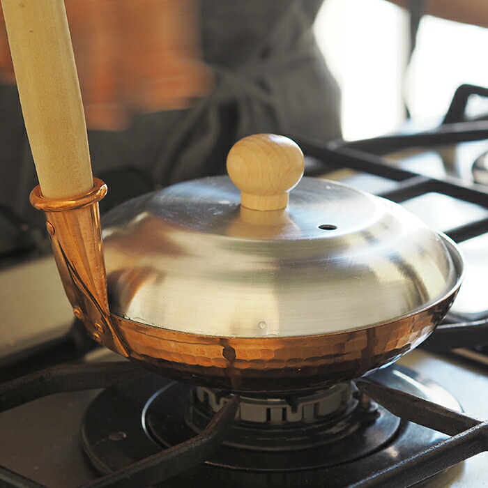 中村銅器製作所　銅親子鍋　小用　蓋