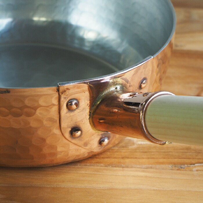 9556円 安い 中村銅器製作所 銅製 行平鍋 18cm
