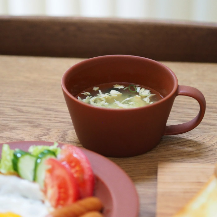【プロキッチン別注】SAKUZAN　Sara　スープカップ　キャラメルブラウン