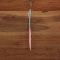 【決算セール】【正規品】クチポール　ゴア・ピンク　シルバー　デザートナイフ　/　Cutipol　GOA-Pink