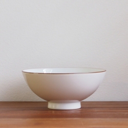 白山陶器　ベーシック　4寸飯碗　白マット　/　HAKUSAN