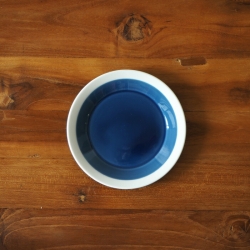 yumiko　iihoshi　porcelain　×　木村硝子店　dishes　140　plate　ink blue　/　ディシィーズ　インクブルー