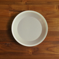 yumiko　iihoshi　porcelain　×　木村硝子店　dishes　180　plate　sand beige matte　/　ディシィーズ　サンドベージュ　マット